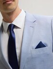 Laidlaw + Leeds Texture Stretch Tailored Jacket, Light Blue product photo View 05 S