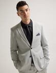 Laidlaw + Leeds Texture Stretch Tailored Jacket, Light Grey product photo
