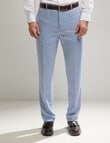 Laidlaw + Leeds Texture Stretch Tailored Pant, Light Blue product photo