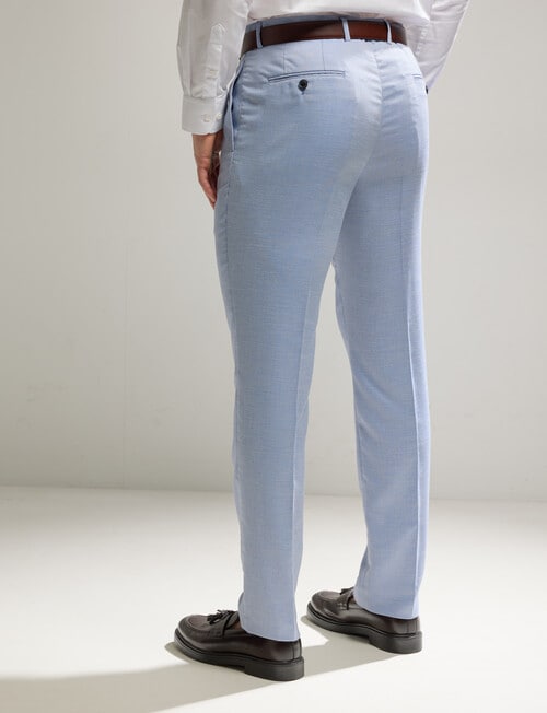 Laidlaw + Leeds Texture Stretch Tailored Pant, Light Blue product photo View 02 L