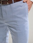 Laidlaw + Leeds Texture Stretch Tailored Pant, Light Blue product photo View 04 S