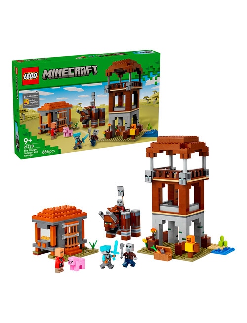 LEGO Minecraft The Pillager Outpost And Ravager product photo