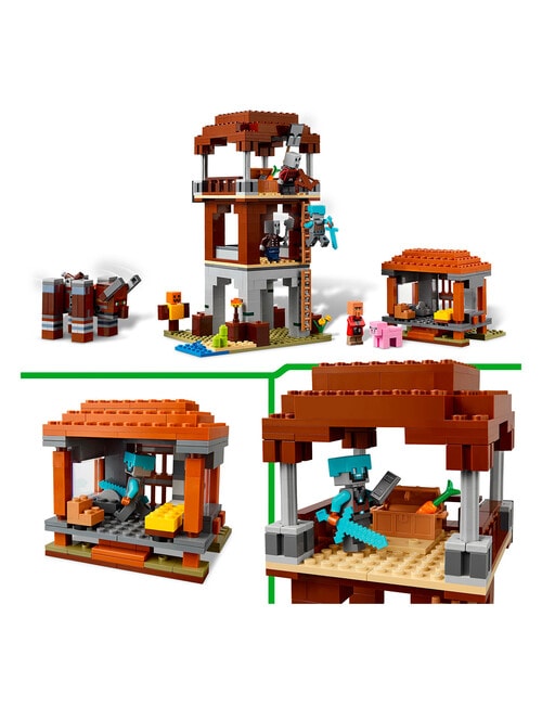 LEGO Minecraft The Pillager Outpost And Ravager product photo View 04 L