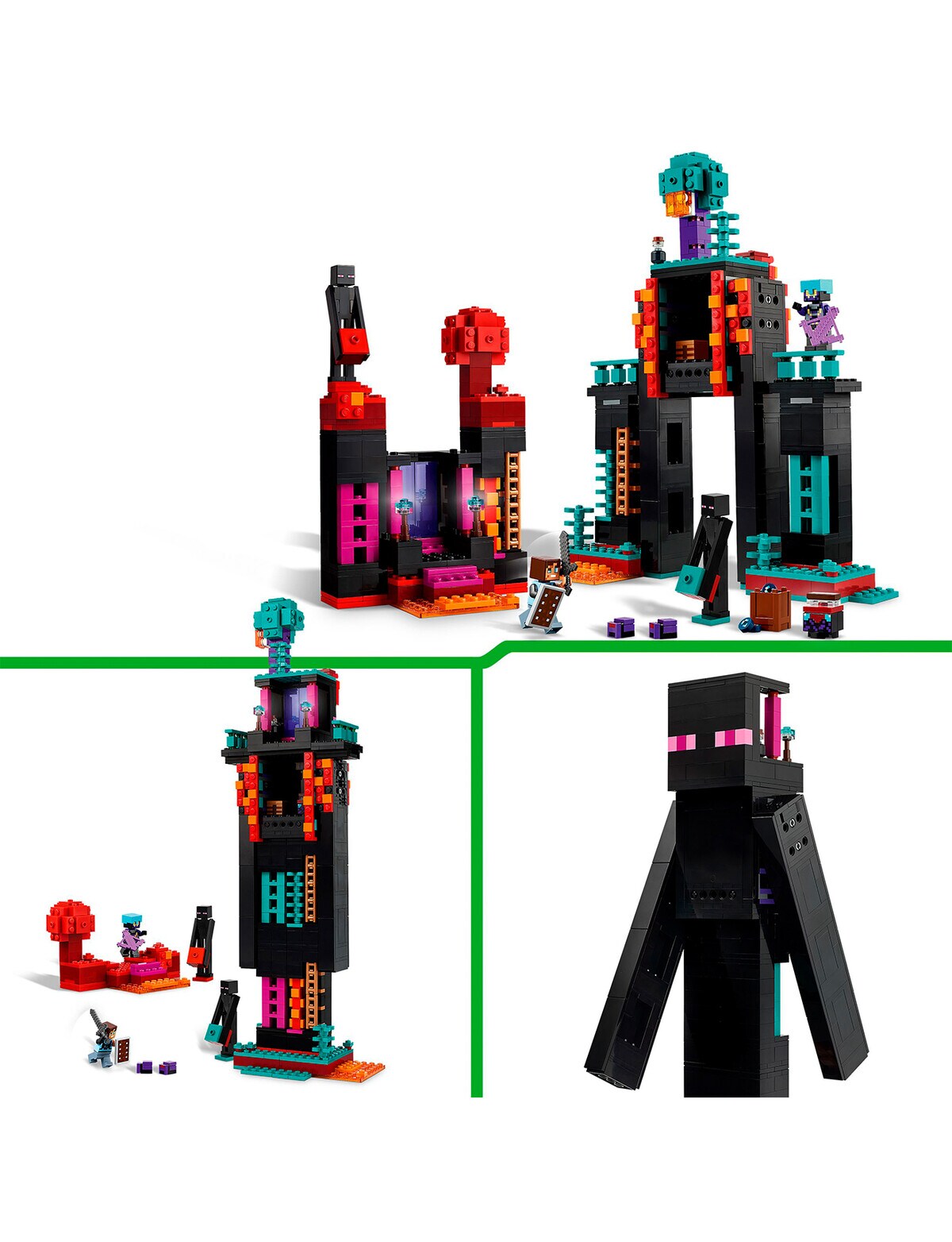 LEGO Minecraft The Enderman Tower Lego Construction