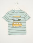 Mac & Ellie Stripe Van Short Sleeve Tee, Duck product photo