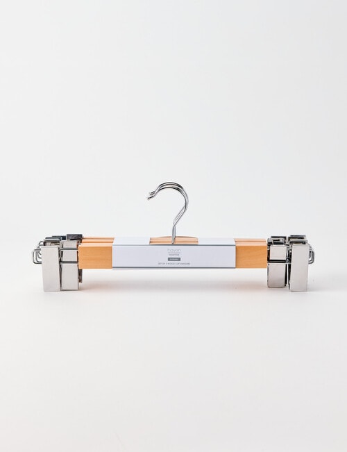 Haven Essentials Ensemble Wood Clip Hanger, Set of 5 product photo View 04 L