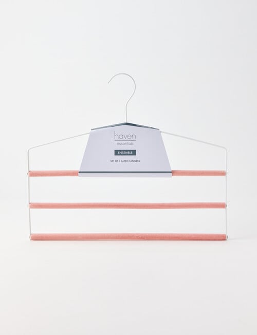 Haven Essentials Ensemble 3-Layer Hanger product photo View 04 L