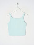 Switch Emma Scoop Neck Rib Singlet, Mint product photo