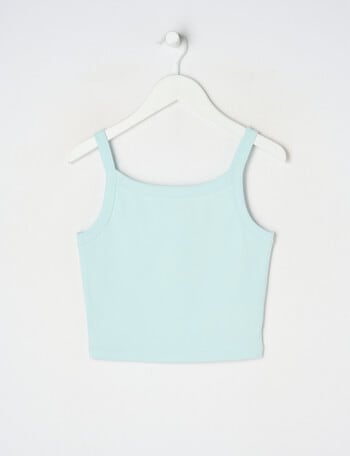 Switch Emma Scoop Neck Rib Singlet, Mint product photo