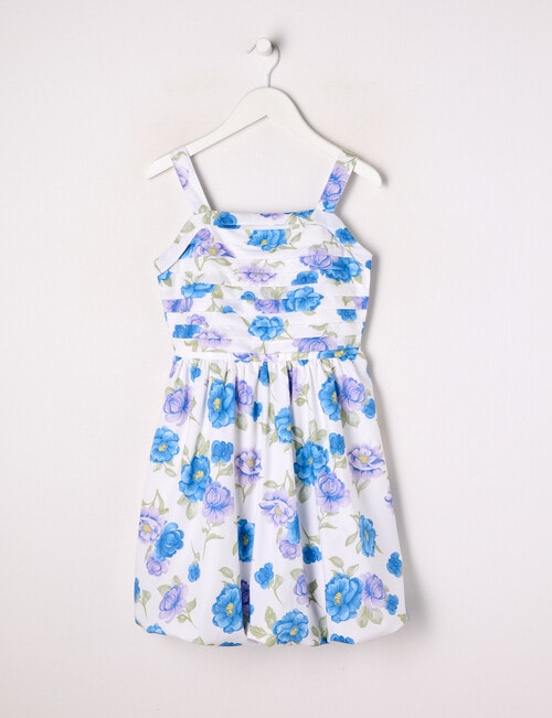 Switch Large Floral Bubble Hem Dress, Vanilla product photo
