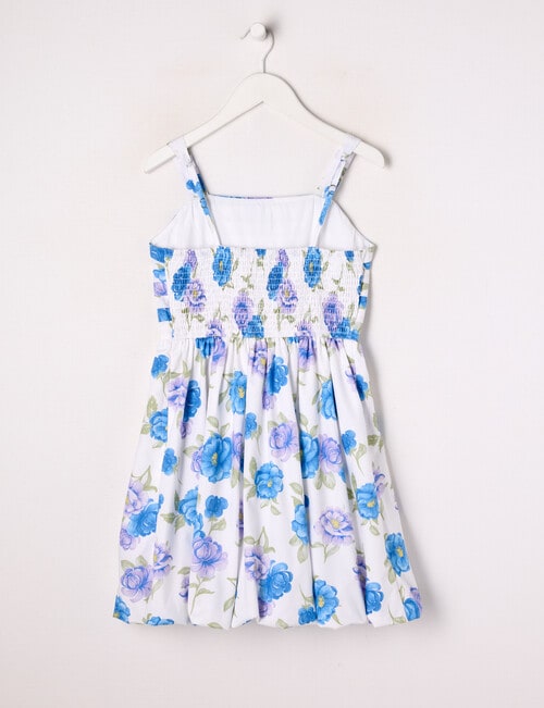 Switch Large Floral Bubble Hem Dress, Vanilla product photo View 02 L