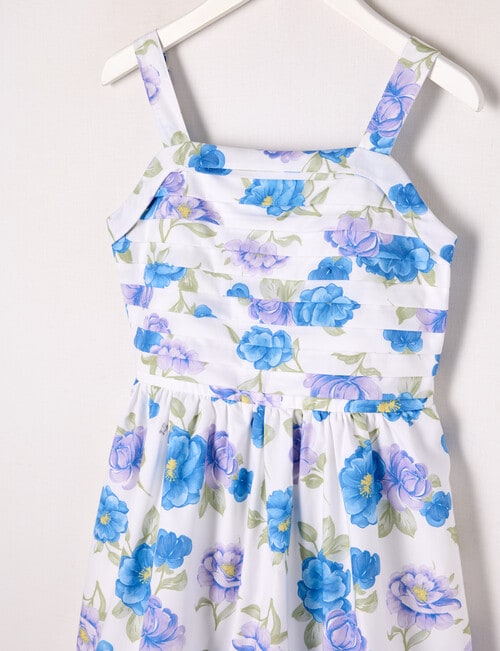 Switch Large Floral Bubble Hem Dress, Vanilla product photo View 03 L