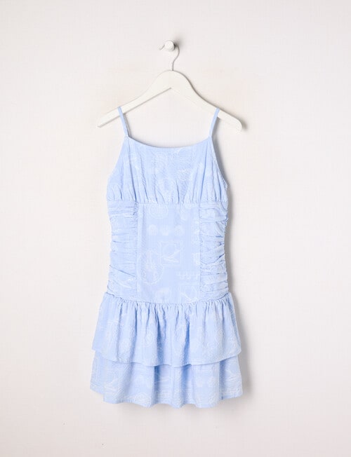 Switch Summer Print Drop Waist Dress, Cornflower product photo