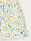 Switch Lemons Mia Bow Linen Blend Short, Cornflower Blue product photo View 02 S
