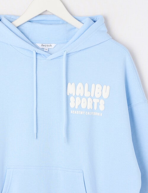 Switch Malibu Sports Oversized Hoodie, Cornflower Blue product photo View 03 L