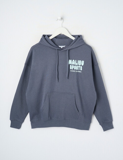 Switch Malibu Sports Oversized Hoodie, Charcoal product photo