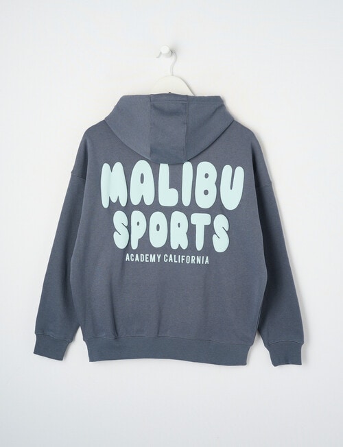 Switch Malibu Sports Oversized Hoodie, Charcoal product photo View 02 L