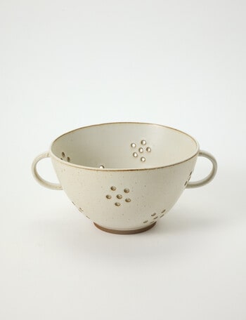 Gather Elementopia Double Handle Colander, Linen product photo