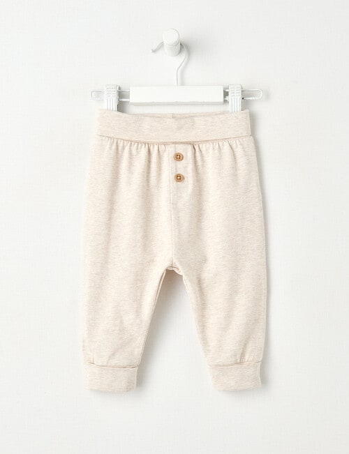 Little Bundle Essentials ES Pant, Oat Marle product photo