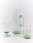 Gather Elementopia Recycled Glass Goblet, Green product photo View 04 S