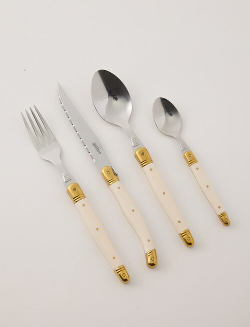 Gather Elementopia 24-Piece Cutlery Set, Ivory product photo