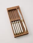 Gather Elementopia 6-Piece Steak Knife Set, Ivory product photo View 03 S