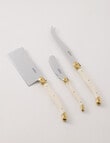 Gather 3-Piece Cheese Knife Set, Ivory product photo