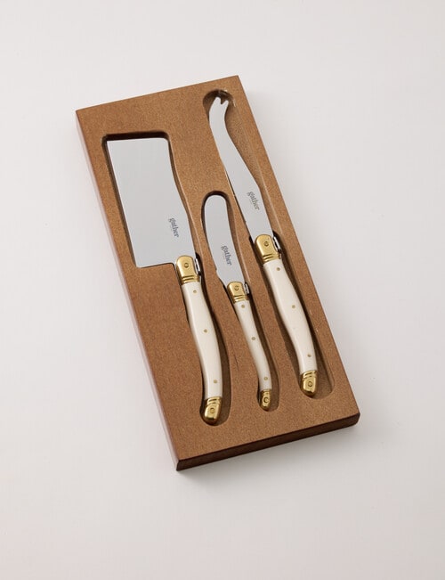 Gather 3-Piece Cheese Knife Set, Ivory product photo View 04 L