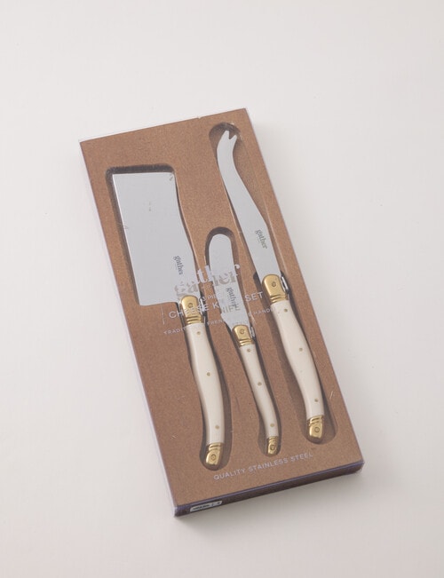 Gather 3-Piece Cheese Knife Set, Ivory product photo View 05 L