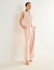 State of play Francesca Tie Front Waistcoat, Blush product photo View 03 S