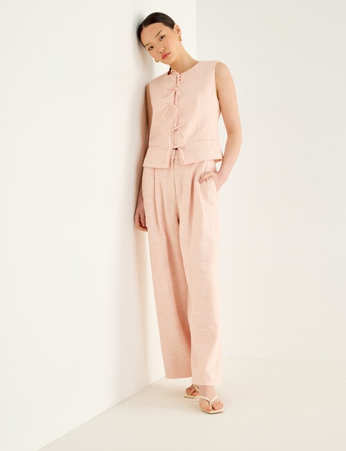 State of play Francesca Wide Leg Pant, Blush product photo View 03 L