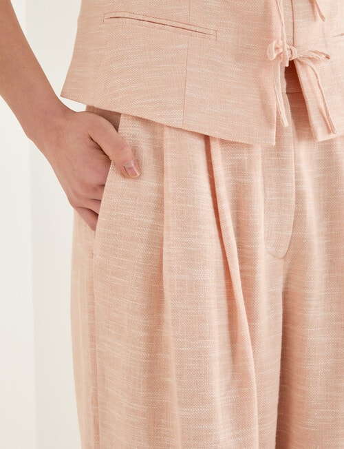 State of play Francesca Wide Leg Pant, Blush product photo View 04 L