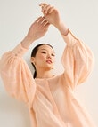 State of play Rosalie Lace Trim Blouse, Peach product photo View 04 S