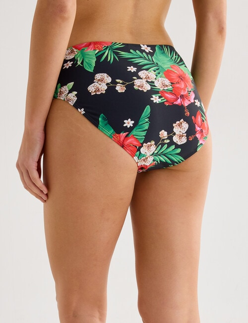 Zest Resort Floral Wrap Front Bikini Brief, Hot House product photo View 02 L