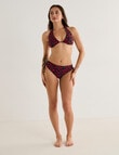 Zest Swimwear String Bikini Bottom, Cherry Print product photo View 03 S