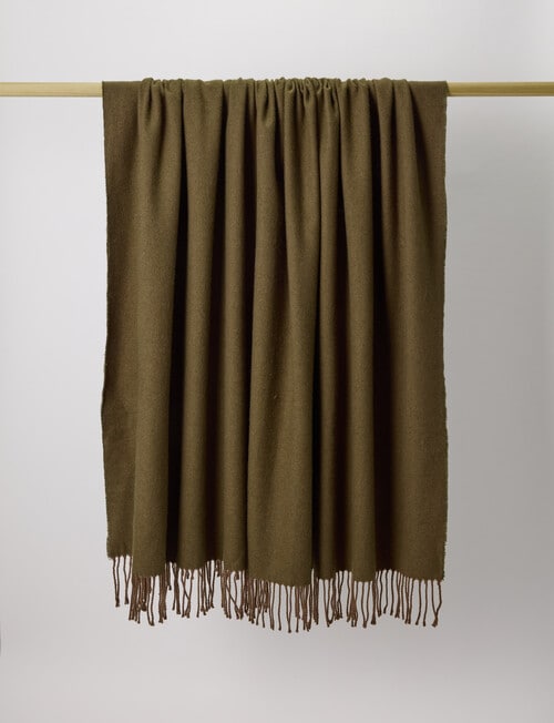 M&Co Rey Wool Blend Throw product photo View 02 L