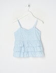 Switch Peyton Emb Ruffle Cami, Light Cornflower product photo