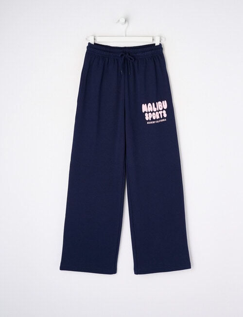 Switch Malibu Sports Wide Leg Trackpants, Navy product photo