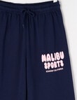 Switch Malibu Sports Wide Leg Trackpants, Navy product photo View 02 S