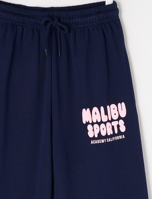 Switch Malibu Sports Wide Leg Trackpants, Navy product photo View 02 L