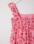 Switch Bows Chiffon Bubble Hem Top, Pink & Red product photo View 03 S