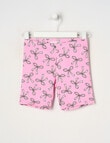 Mac & Ellie Bows Rib Bike Short, Candy Pink product photo