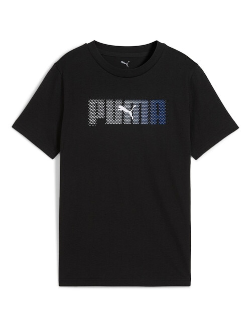 Puma Logo Lab Short Sleeve Tee, Black product photo