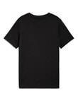 Puma Logo Lab Short Sleeve Tee, Black product photo View 02 S