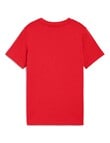 Puma Logo Lab Short Sleeve Tee, Red product photo View 02 S