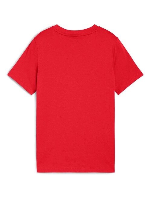 Puma Logo Lab Short Sleeve Tee, Red product photo View 02 L
