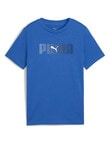 Puma Logo Lab Short Sleeve Tee, Blue product photo