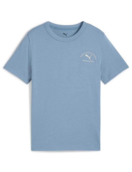 Puma Graphic Short Sleeve Tee, Cool Blue product photo