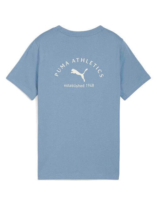 Puma Graphic Short Sleeve Tee, Cool Blue product photo View 02 L