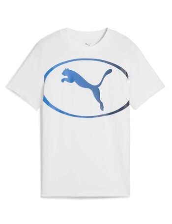 Puma Sport Graphic Short Sleeve Tee, White product photo